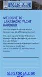Mobile Screenshot of lakeshoreyachtharbour.com